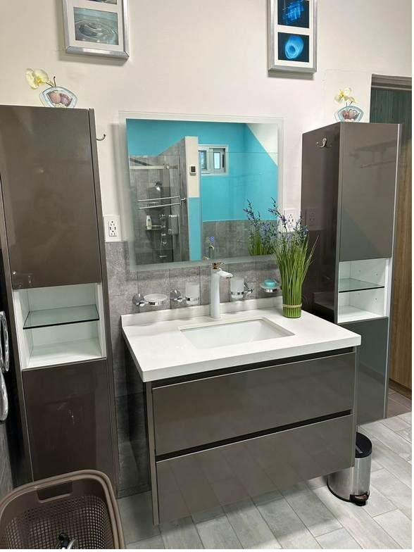 Casa Mara bathroom with vanity
